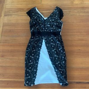 Black and white skirt